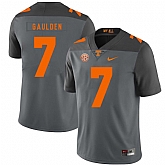 Tennessee Volunteers 7 Rashaan Gaulden Gray Nike College Football Jersey Dzhi,baseball caps,new era cap wholesale,wholesale hats